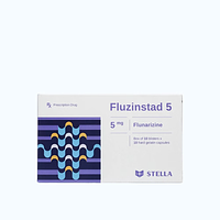 Fluzinstad 5mg điều trị phòng ngừa cơn đau nữa đầu (Hộp 10 vỉ x 10 viên)