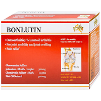 Bonlutin Catalent giảm triệu chứng của thoái hóa khớp gối nhẹ và trung bình (Hộp 4 vỉ x 15 viên)