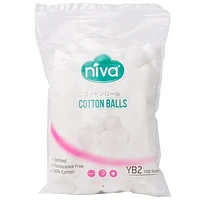 Bông viên Niva YB2 dùng trong phòng khám, vệ sinh cá nhân, vệ sinh vết thương, tẩy trang (100 viên)