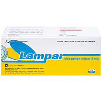Lampar 5mg điều trị trào ngược dạ dày–thực quản mạn tính hộp 6 vỉ x 10 viên