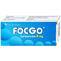 Focgo điều trị đau do viêm xương khớp, viêm đa khớp dạng thấp (Hộp 3 vỉ x 10 viên)