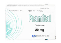 Pramital 20mg Anfarm điều trị trầm cảm (Hộp 2 vỉ x 14 viên)