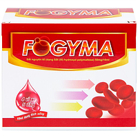 Fogyma điều trị thiếu máu do thiếu sắt (Hộp 4 vỉ x 5 ống)