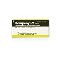 Dompenyl-M buồn nôn, chán ăn, đầy bụng, khó tiêu, ợ nóng (10 vỉ x 10 viên)