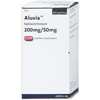 Aluvia 200mg/50mg Abbott hỗ trợ điều trị nhiễm HIV-1 (Chai 120 viên)