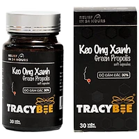 Tracybee keo ong xanh giúp kháng khuẩn đường hô hấp lọ 60 viên