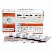 Paracetamol 500mg Giảm đau, hạ sốt, cảm cúm hộp 100 viên
