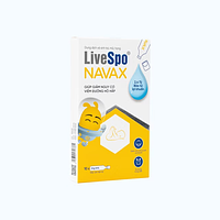 Dung dịch vệ sinh tai mũi họng LiveSpo Navax Cho Trẻ sơ sinh & Trẻ Em (Hộp 10 ống x 4ml)