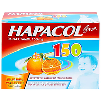 Hapacol 150mg giảm đau, hạ sốt hộp 24 gói