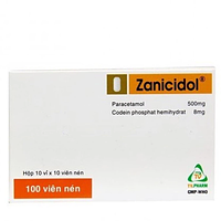 Zanicidol 500mg TV.Pharm điều trị nhức đầu, nhức răng (hộp 100 viên)