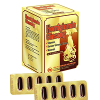PV Homiginmin Ginseng bổ sung vitamin, cao sâm và khoáng chất hộp 12 vỉ x 5 viên