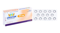 Crestor 10mg điều trị tăng cholesterol máu nguyên phát hộp 2 vỉ x 14 viên