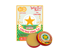 Cao Sao Vàng Golden Star 8g TW3 dùng trong cảm cúm, nhức đầu, sổ mũi