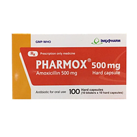 Pharmox 500mg Imexpharm điều trị các trường hợp nhiễm khuẩn hộp 10 vỉ x 10 viên