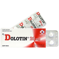 Dolotin 20mg Domesco hỗ trợ dự phòng tiên phát bệnh mạch vành, tăng cholesterol huyết (1 vỉ x 10 viên)
