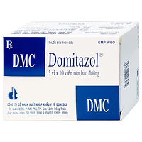 Domitazol Domesco điều trị nhiễm trùng đường tiết niệu (5 vỉ x 10 viên)