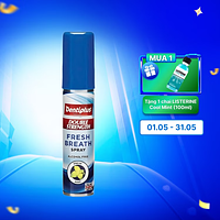 Xịt Thơm Miệng DENTIPLUS Hiệu Quả Gấp Đôi chai (25ml)