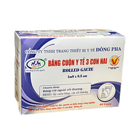 Băng cuộn y tế 3 Con Nai 1m8 x 8.5cm (Hộp 50 cuộn)