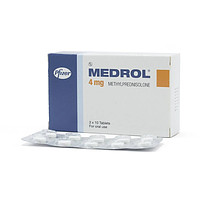 Medrol 4mg Pfizer là thuốc chống viêm dùng để điều trị các rối loạn nội tiết và viêm tuyến giáp (3 vỉ x 10 viên).