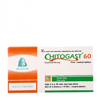 Chitogast 60 điều trị triệu chứng các bệnh viêm xương khớp cấp và mạn tính hộp 3 vỉ x 10 viên