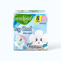 Băng vệ sinh Molped mát lạnh siêu mỏng cánh (23cm x 8 miếng)