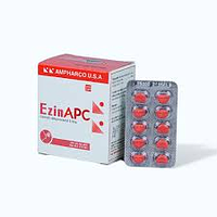 Thuốc EzinAPC Ampharco điều trị viêm mũi dị ứng, mề đay mạn tính (10 vỉ x 10 viên)