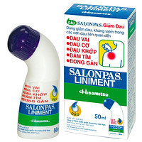 Dầu Salonpas Liniment (50ml) giúp giảm đau và kháng viêm cho các cơn đau vai và đau cơ