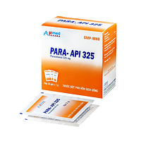 Para-apim325mg giảm đau ,hạ sốt  ( hộp 30 gói x 2g) dạng thuốc bột
