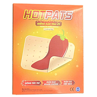Miếng dán giảm đau, giãn cơ Miếng Dán Trái Ớt Hotpats hộp 7 miếng x 10 cm