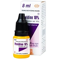 Dung dịch sát khuẩn Povidine 10% Pharmedic (8ml) giúp phòng ngừa nhiễm khuẩn tại vết cắt, vết trầy