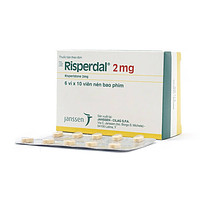 Risperdal 2mg Janssen dùng cho điều trị tâm thần phân liệt (hộp 6 vỉ x 10 viên)