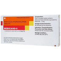 Viên nén Nebicard-5 Torrent được sử dụng để điều trị tăng huyết áp (5 vỉ x 10 viên)
