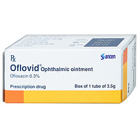 Thuốc mỡ tra mắt Oflovid Ophthalmic ointment Santen dùng để điều trị viêm túi lệ, lẹo, viêm bờ mi (3.5g)