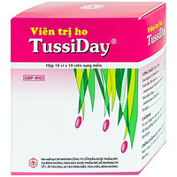 Viên trị ho Tussiday OPC được sử dụng để điều trị các triệu chứng ho, đau họng, và sổ mũi (10 vỉ x 10 viên)