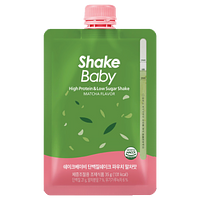 Bột ngũ cốc whey protein Shake Baby thay thế bữa ăn vị matcha High Protein & Low Sugar Shake Matcha Flavor 35g