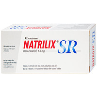 Natrilix SR Servier viên nén dùng để điều trị tăng huyết áp nguyên phát (3 vỉ x 10 viên)