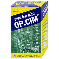 Viên Ích Mẫu OP.CIM OPC giúp hỗ trợ điều trị vấn đề rối loạn kinh nguyệt (5 vỉ x 10 viên)
