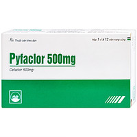 Pyfaclor 500mg Pymepharco (1 vỉ x 12 viên) dùng để điều trị nhiễm khuẩn đường hô hấp và viêm tai giữa.