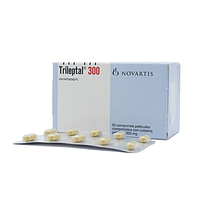 Trileptal 300 của Novartis, dạng thuốc, dùng để điều trị động kinh cục bộ (5 vỉ x 10 viên)